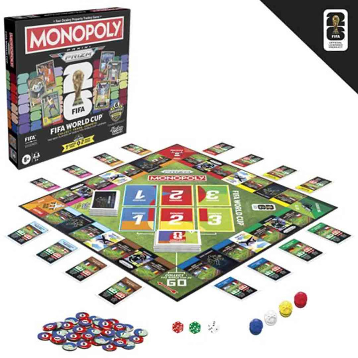 Panini Prizm Copa del Mundo 2026 Monopoly Tablero de Juego
