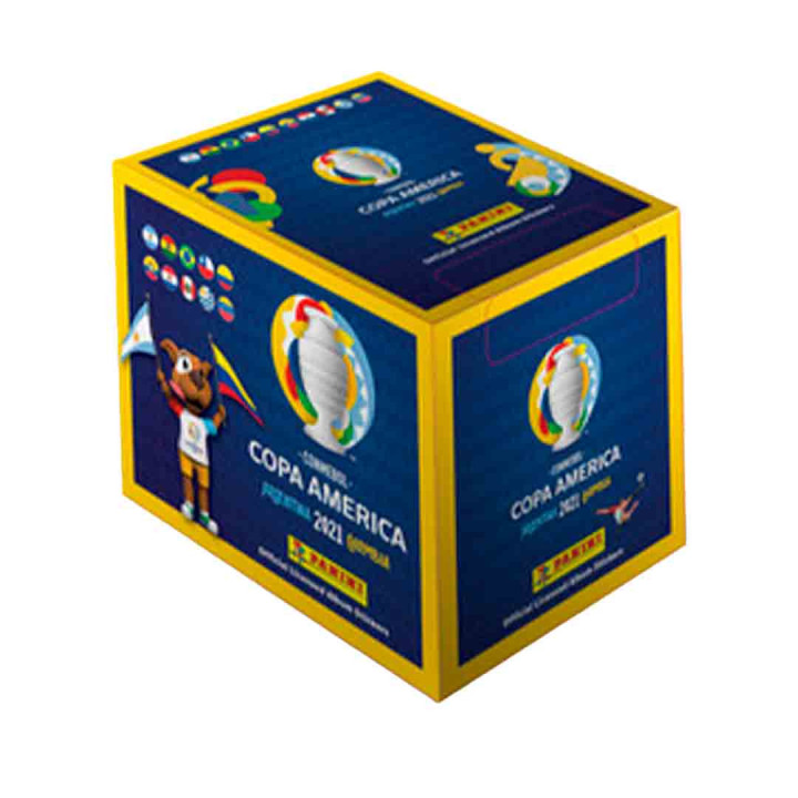 Panini Copa America Brasil 2021 Paqueton 50 Sobres