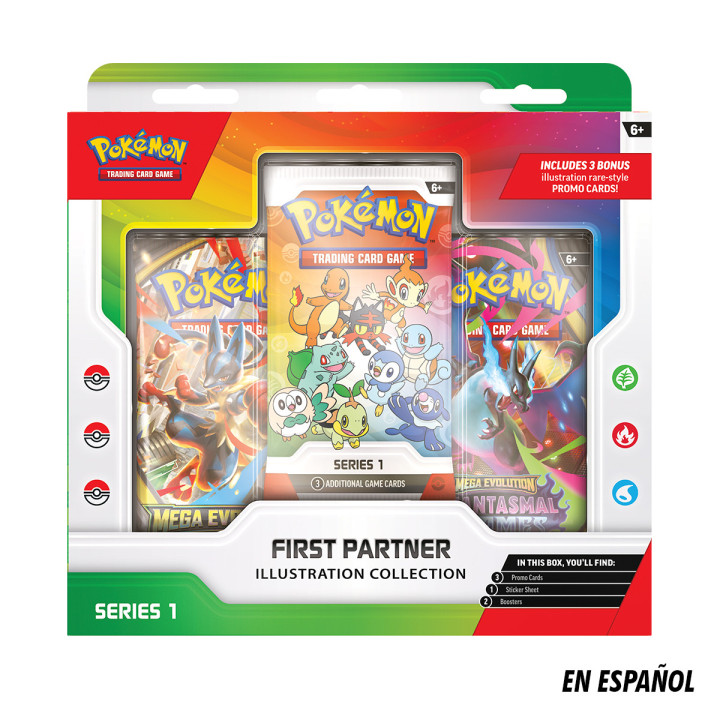 Pokemon TCG First Partner Illustration Collection Series 1 ESPAÑOL